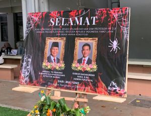 BEM FISIP Unair Dibekukan Setelah Pasang Karangan Bunga Satir untuk Prabowo-Gibran