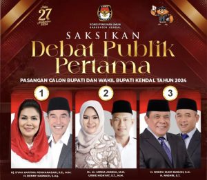 Saksikan! Debat Perdana Calon Bupati dan Wakil Bupati Kendal 2024