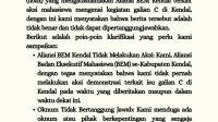 aliansi BEM Kendal