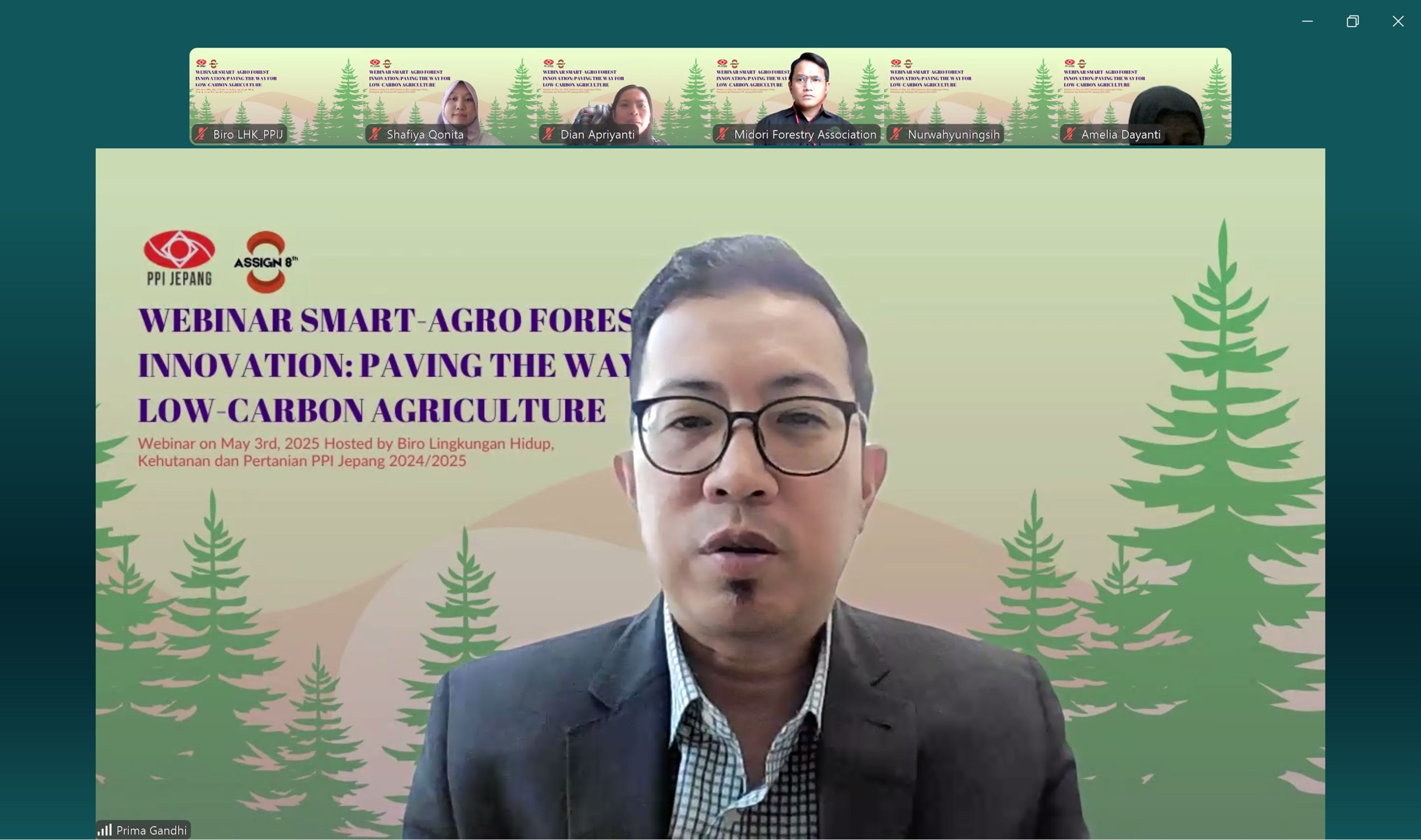 PPI Jepang Bahas Inovasi Smart Agroforest
