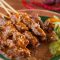 sate kambing bumbu kacang