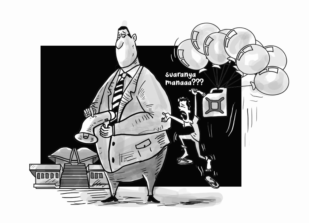 Parlemen sembunyi suara rakyat