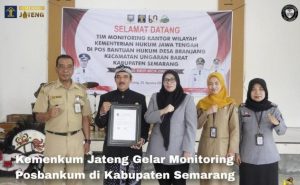 Kemenkum Jateng Genjot Pembentukan Pos Bantuan Hukum di Desa, Monitoring Dimulai dari Kabupaten Semarang