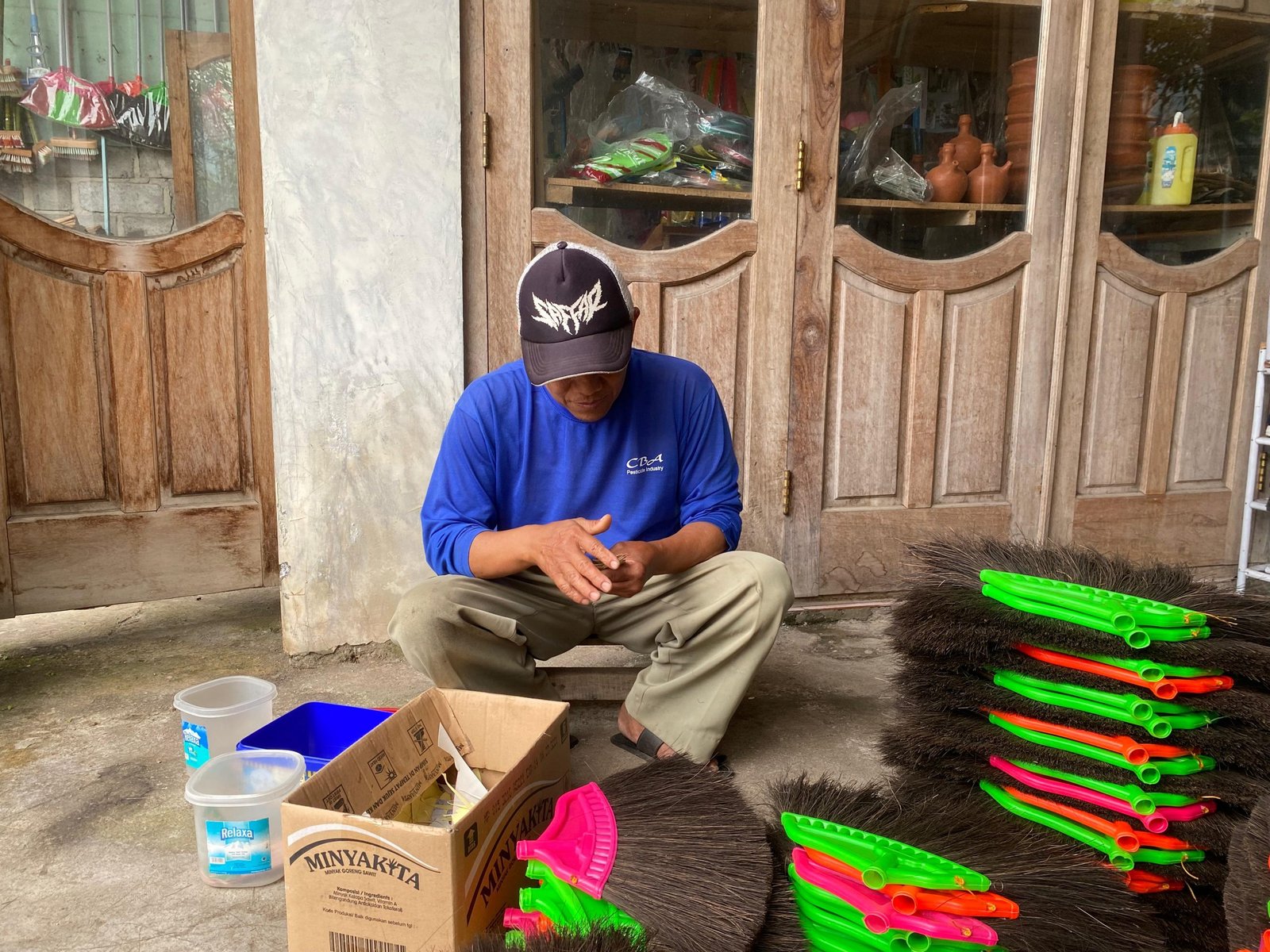 UMKM sapu ijuk Tanduk Mas