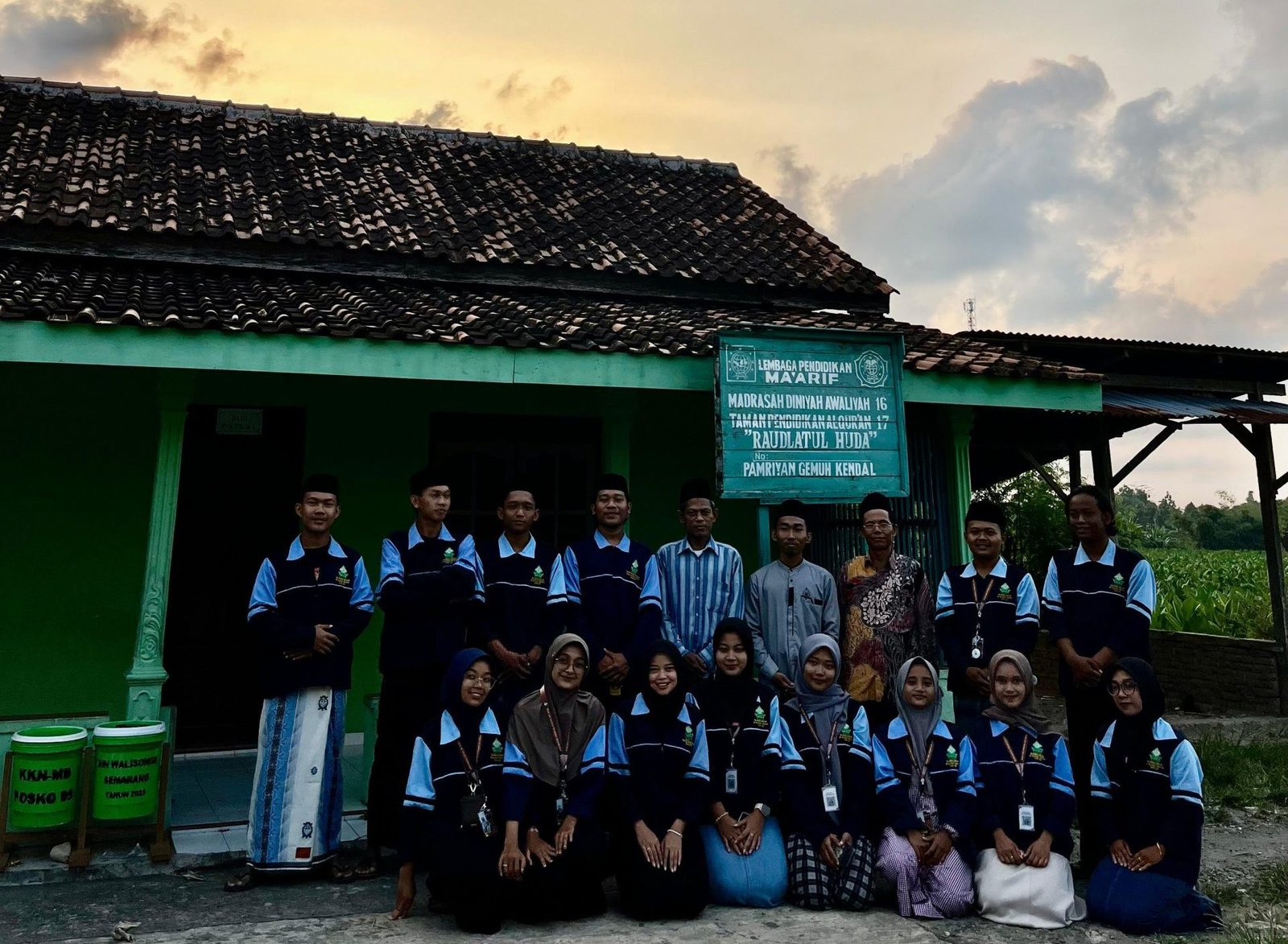pendampingan belajar santri