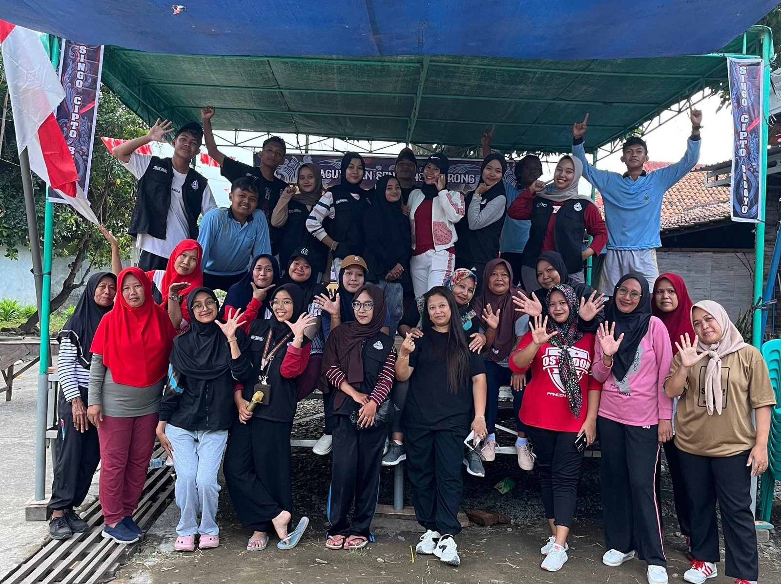 senam bersama KKN