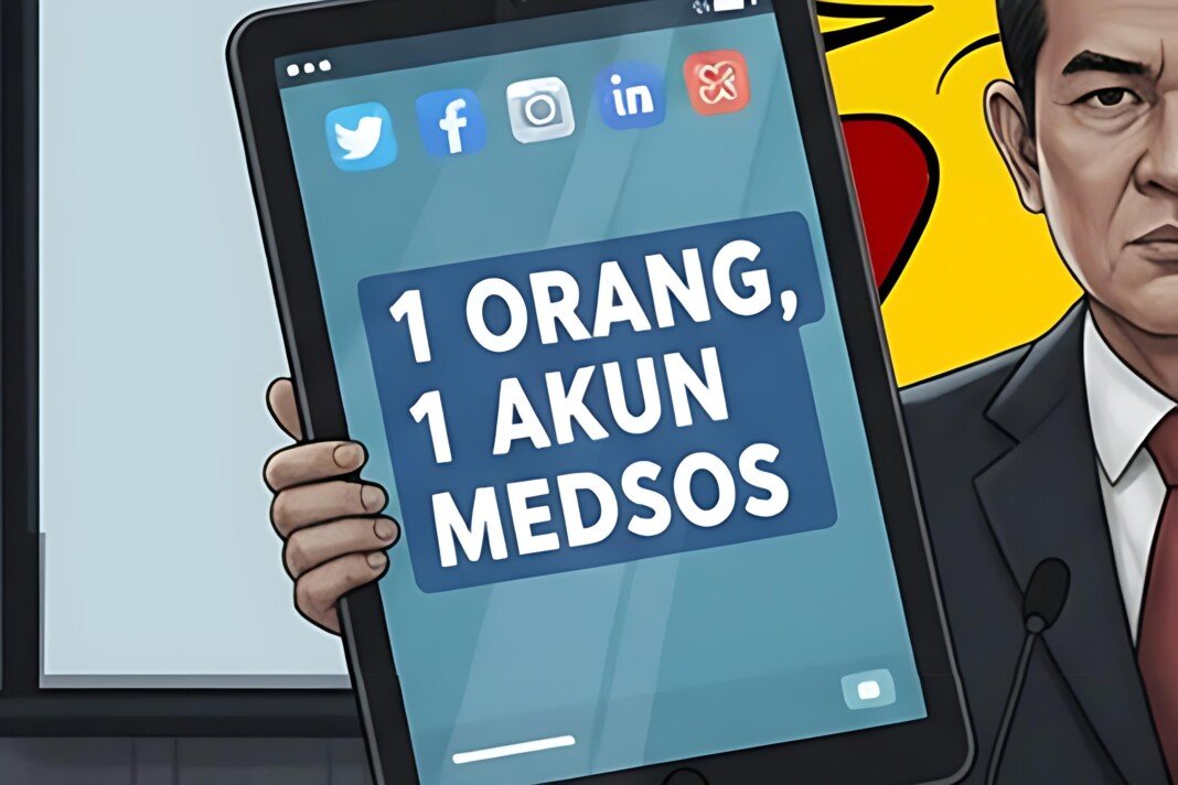 Satu Identitas untuk Satu Akun Medsos