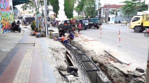 Proyek Drainase Jalan Sukarno Hatta–Sugiono Kebumen Capai 64 Persen, Diprediksi Rampung Lebih Cepat