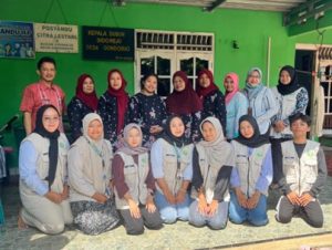 Gotong Royong Jaga Generasi Sehat, Posyandu Gondoriyo Libatkan Mahasiswa KKN UPGRIS