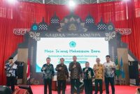 Wamendiktisaintek dalam acara Masa Ta’aruf (Masta) Penerimaan Mahasiswa Baru Tahun Akademik 2025/2026 di Unimus, Semarang. (Foto: Kemdiktisaintek RI)
