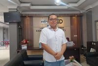 Sekretaris Umum KONI Banyumas, Wikan Agung Winasis saat diwawancara RRI (dok RRI/Damara)