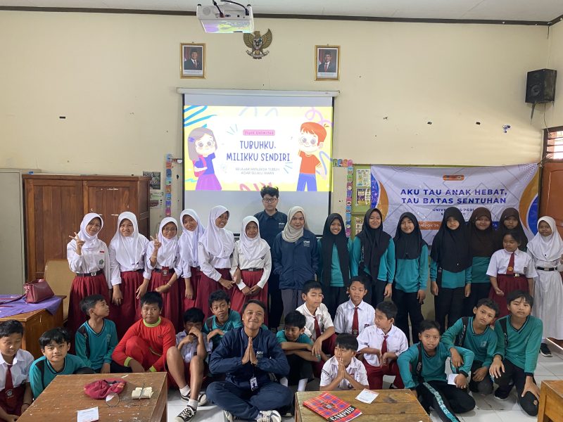 Edukasi Siswa SDN 1 Ngempon tentang Batas Sentuhan Tubuh