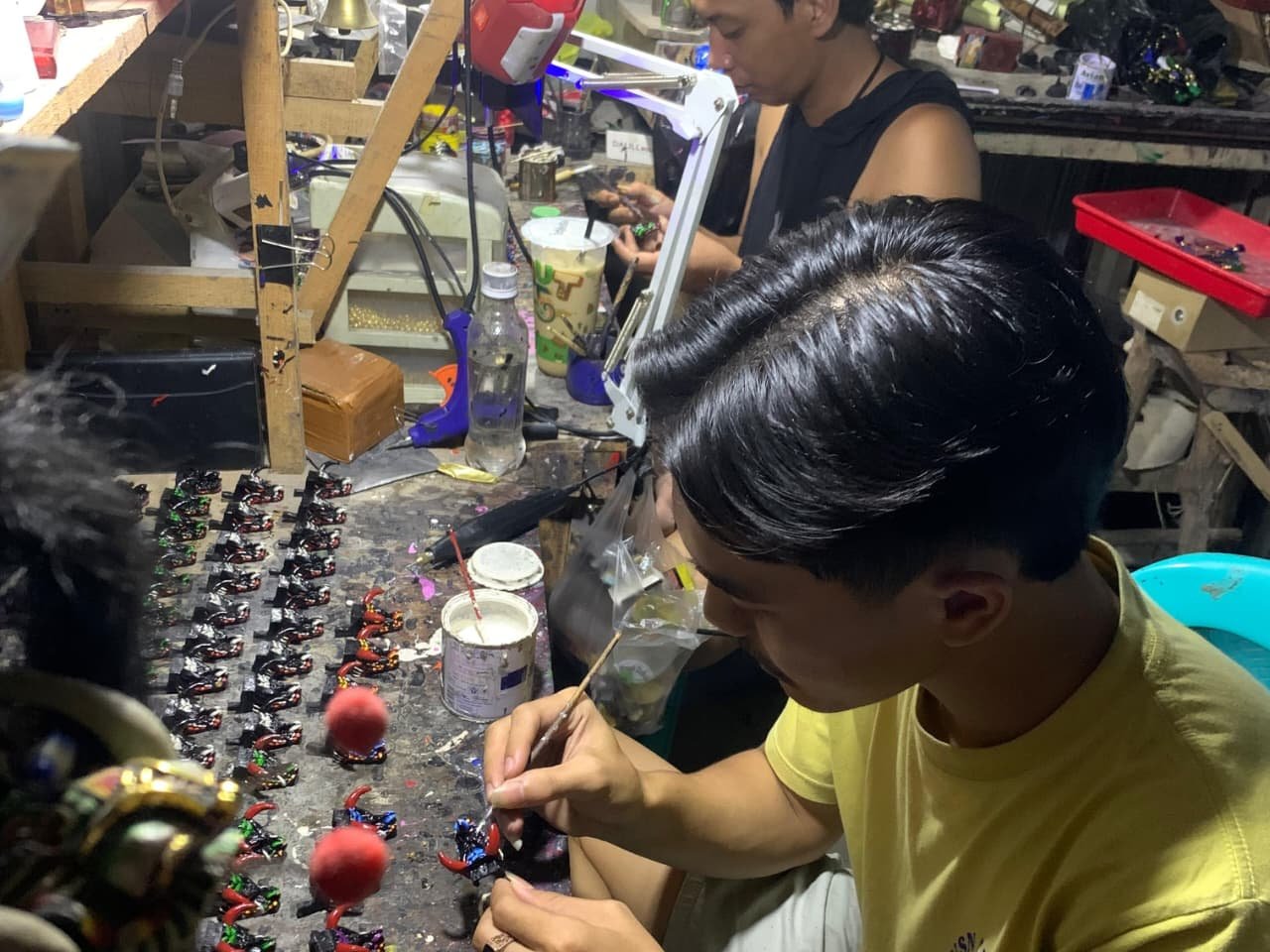 produksi gantungan kunci miniatur barongan