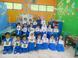Anak-Anak TK Kuncup Mekar Antusias Ikuti Kegiatan Karya Alam Si Kecil Bersama Mahasiswa KKN UIN Walisongo