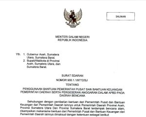 Mendagri Terbitkan SE Baru soal Penggunaan Bantuan dan Anggaran Daerah untuk Penanganan Bencana