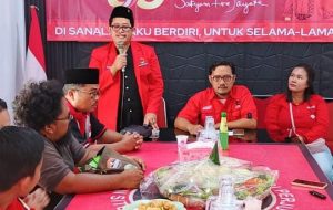Membuka Agenda HUT PDIP ke-53 di DPC PDIP Situbondo, Wakil Ketua Irham Kahfi Memberikan Pesan Penting