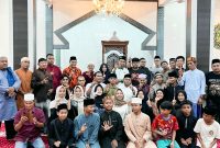 Pelantikan pengurus baru Remaja Masjid Darussalam Tanjungpinang, Kamis (1/1/2026). (Foto: Arsih Zul Adha)