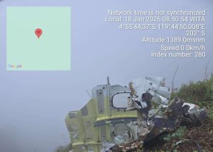 Serpihan Pesawat ATR 42-500 Ditemukan di Lereng Gunung Bulusaraung, Operasi SAR Masih Berlangsung