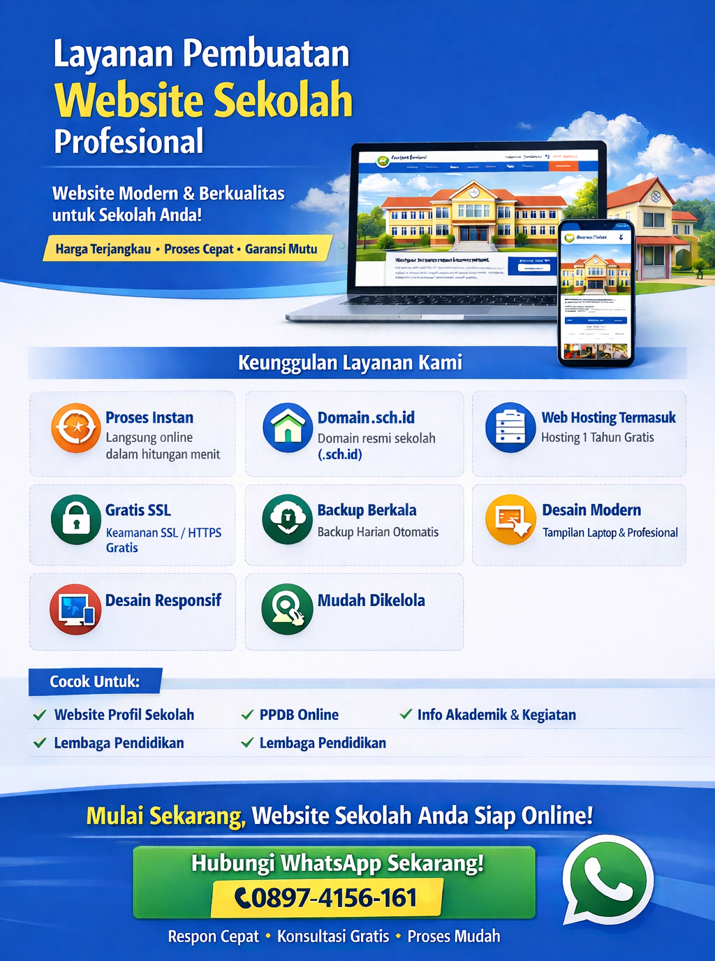 Layanan Pembuatan Website Sekolah