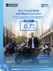 Tampil Beda dengan Motor Baru Premium, BRI Finance Hadirkan Pembiayaan Mulai 0,7%