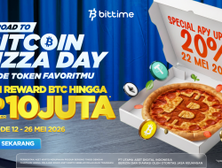 Bitcoin Pizza Day Jadi Simbol Revolusi Finansial Global, Bittime Dorong Partisipasi Investor Aset Kripto Indonesia
