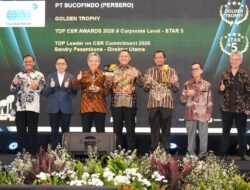 SUCOFINDO Raih TOP CSR Awards 2026, Tegaskan Komitmen terhadap ESG dan Pembangunan Berkelanjutan