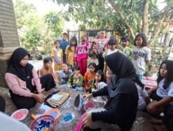 Dari Barang Bekas Jadi Karya Emas, KKN UIN Walisongo Ajak Anak-Anak Kreasi Gantungan Kunci