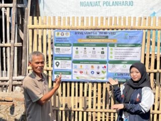 Nganjat Zero Waste, BSGS Hadirkan Papan Informasi Bank Sampah untuk Perkuat Edukasi Lingkungan