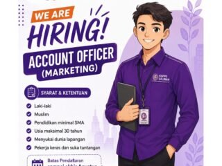 KSPPS Salimah Kendal Buka Lowongan Account Officer Marketing, Kesempatan Bergabung hingga Akhir Agustus