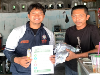 Cegah Risiko Sejak Dini, Mahasiswa KKN UNDIP Kenalkan Budaya K3 di Tegalontar