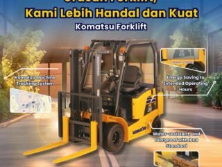 Bina Pertiwi Perluas Distribusi Forklift Komatsu untuk Menjawab Kebutuhan Industri Modern